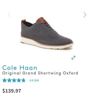 Cole Haan Grand wingtip Oxfords